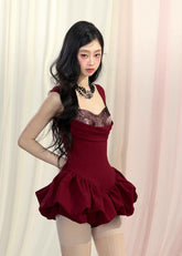 Red Strap Summer Dress